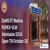 DoMS IIT Madras PGPEX-VLM Admission 2024 Open till October 30; Check Details Here!